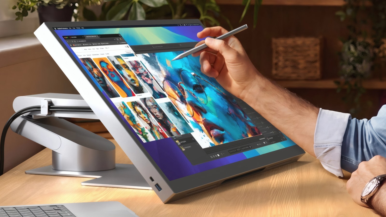 Monitores touchscreen da Alogic para Mac