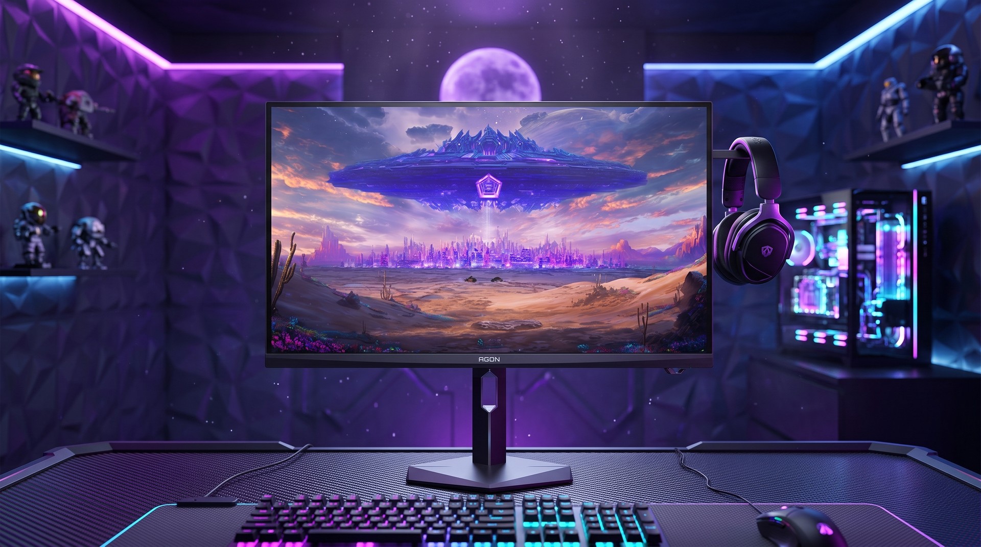 AOC anuncia AGON Ultra AGP277KXM, monitor 5K de 27 polegadas que troca resolução por 360 Hz