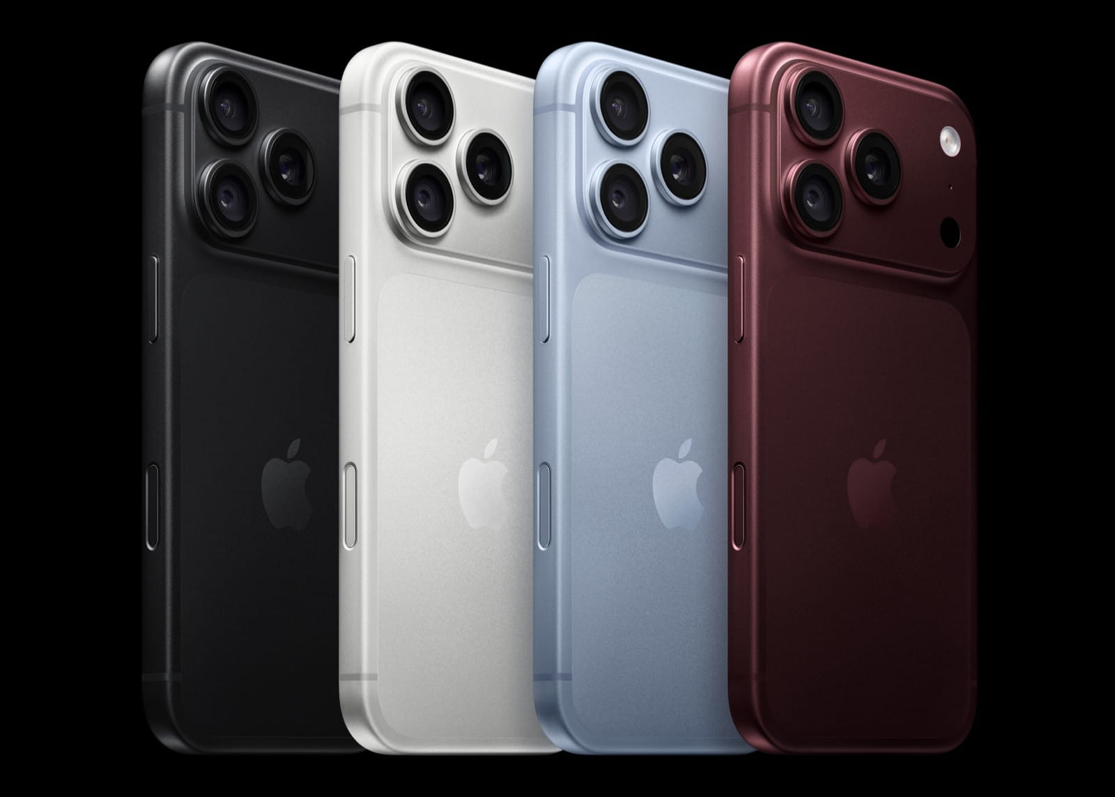 iPhone 18 Pro em exposição no lançamento