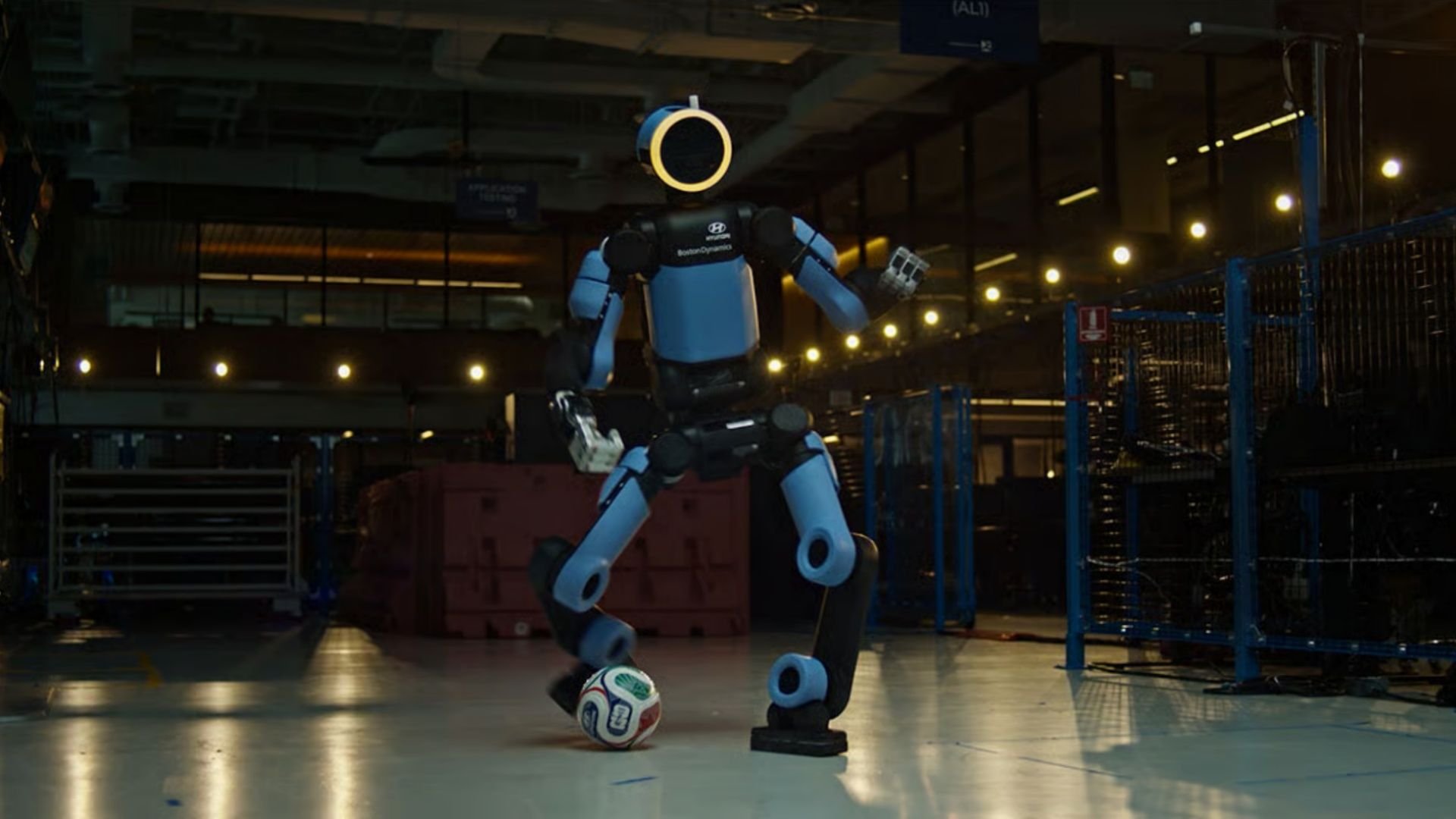 Robô Atlas joga futebol em campanha da Hyundai com a Boston Dynamics