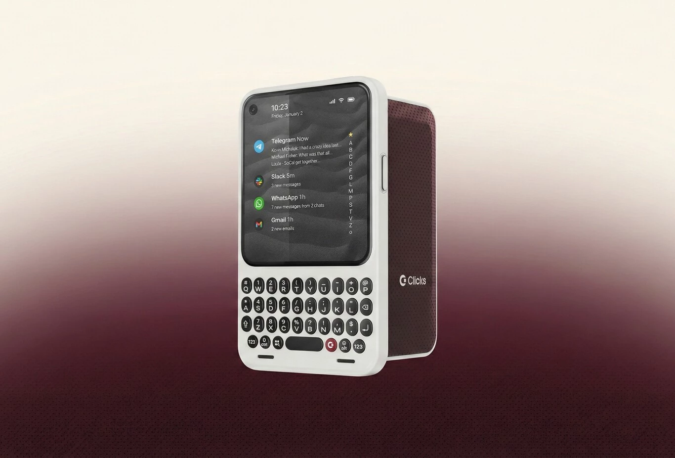 Clicks Communicator: celular Android com teclado físico revive a era BlackBerry