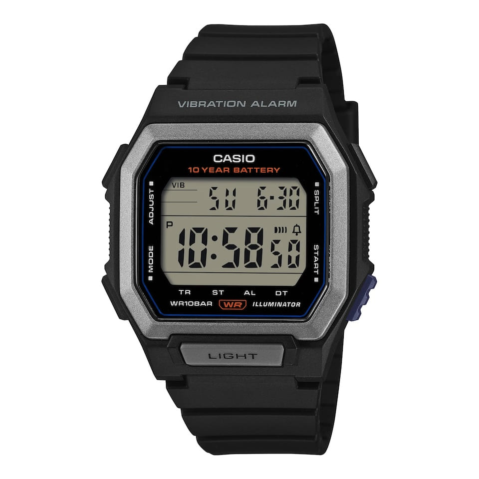 Destaque para a autonomia de cerca de 10 anos do Casio W-738H