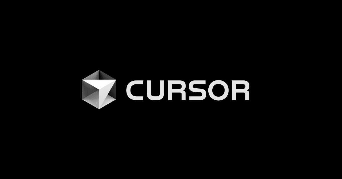 Logo da Cursor, startup de IA para programação