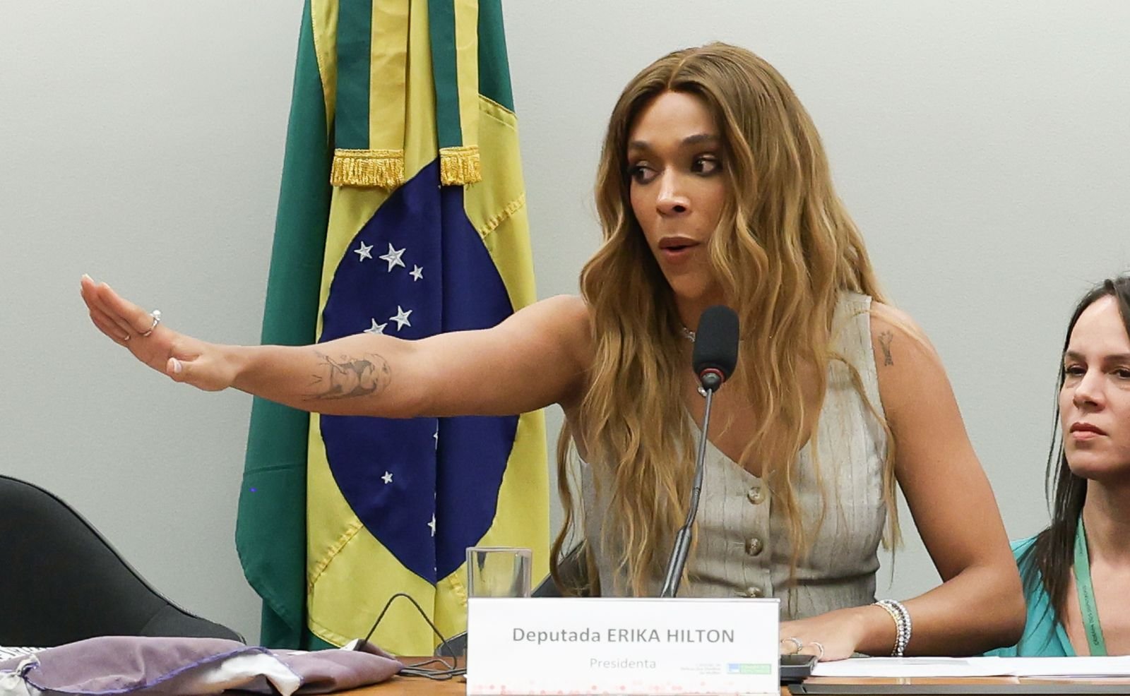 Erika Hilton em imagem de arquivo