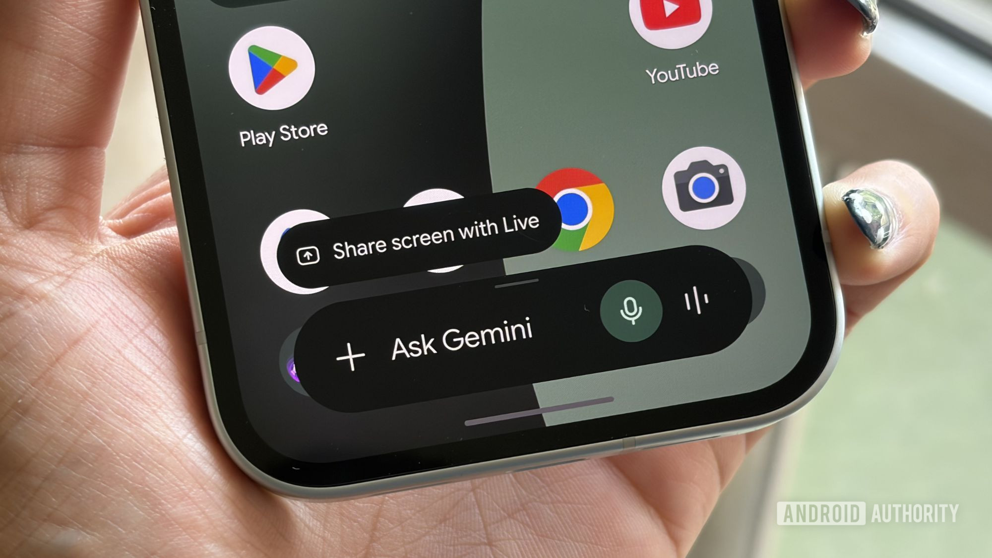 Integração do Gemini com a Google Play Store no Android