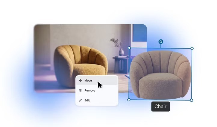 Edição localizada de imagem no Google Pics com o modelo Nano Banana 2