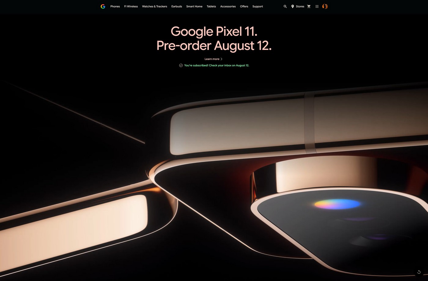 Google Pixel 11 Pro aparece em vídeo oficial com orbe RGB no módulo de câmeras