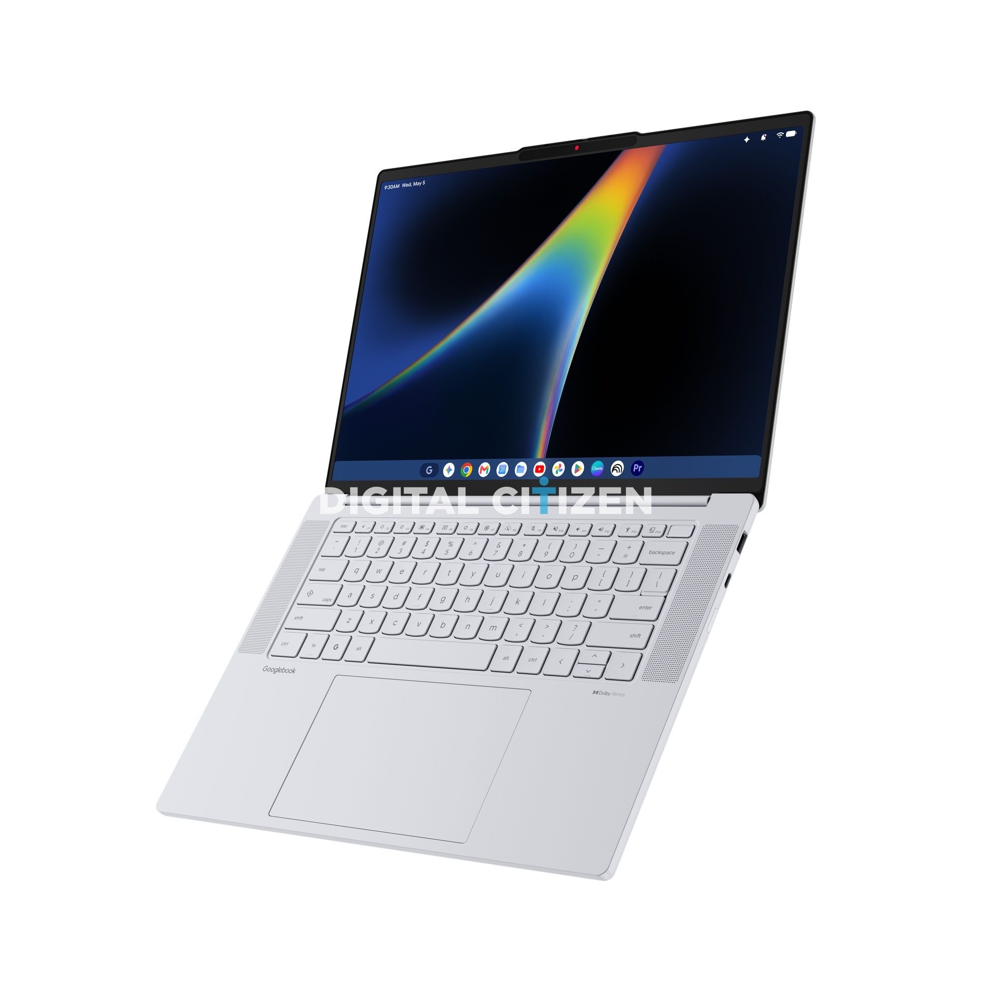 Design do Googlebook 15, notebook da Lenovo com Android