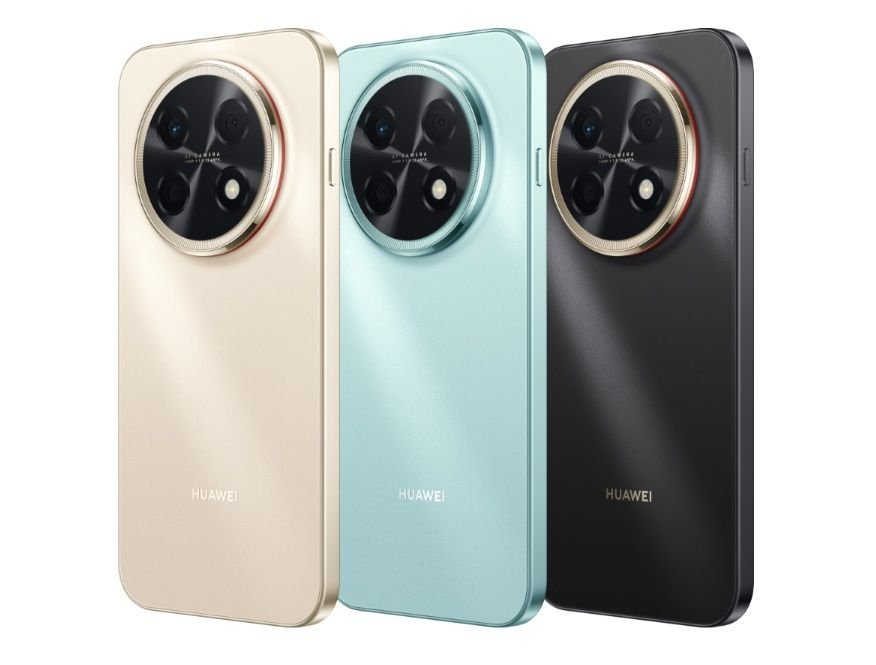 Huawei Nova 15 Max nas cores dourado, verde e preto