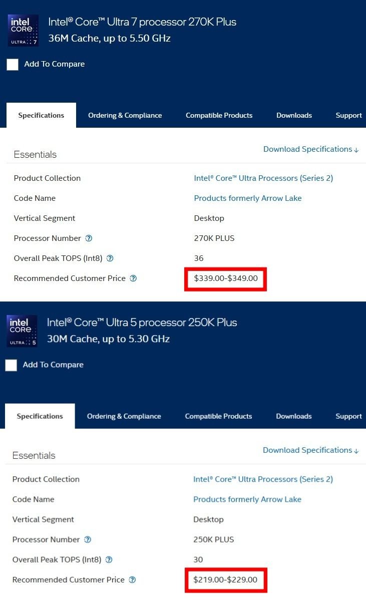 Intel aumenta preço dos Core Ultra Plus em até US$ 50