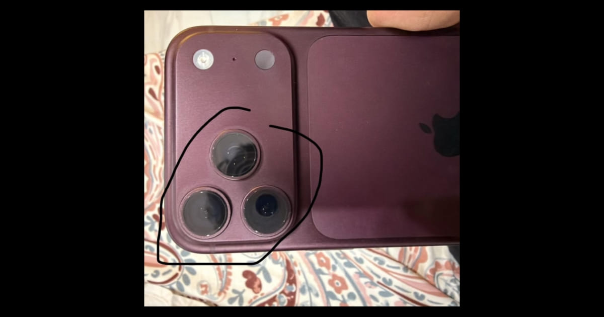 iPhone 18 Pro Bordô e Preto ganham manchas claras em volta das câmeras, relatam donos