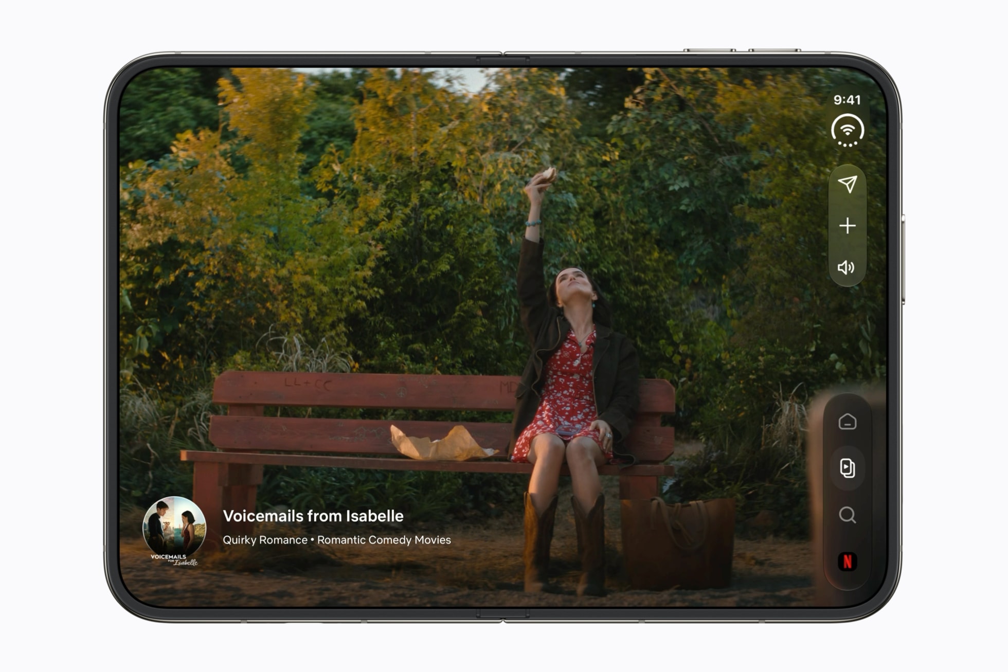 Aplicativo da Netflix adaptado ao iPhone Duo