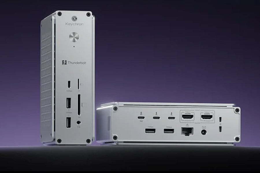 Keychron lança seu primeiro dock Thunderbolt 5 com 14 portas e carga de 140 W