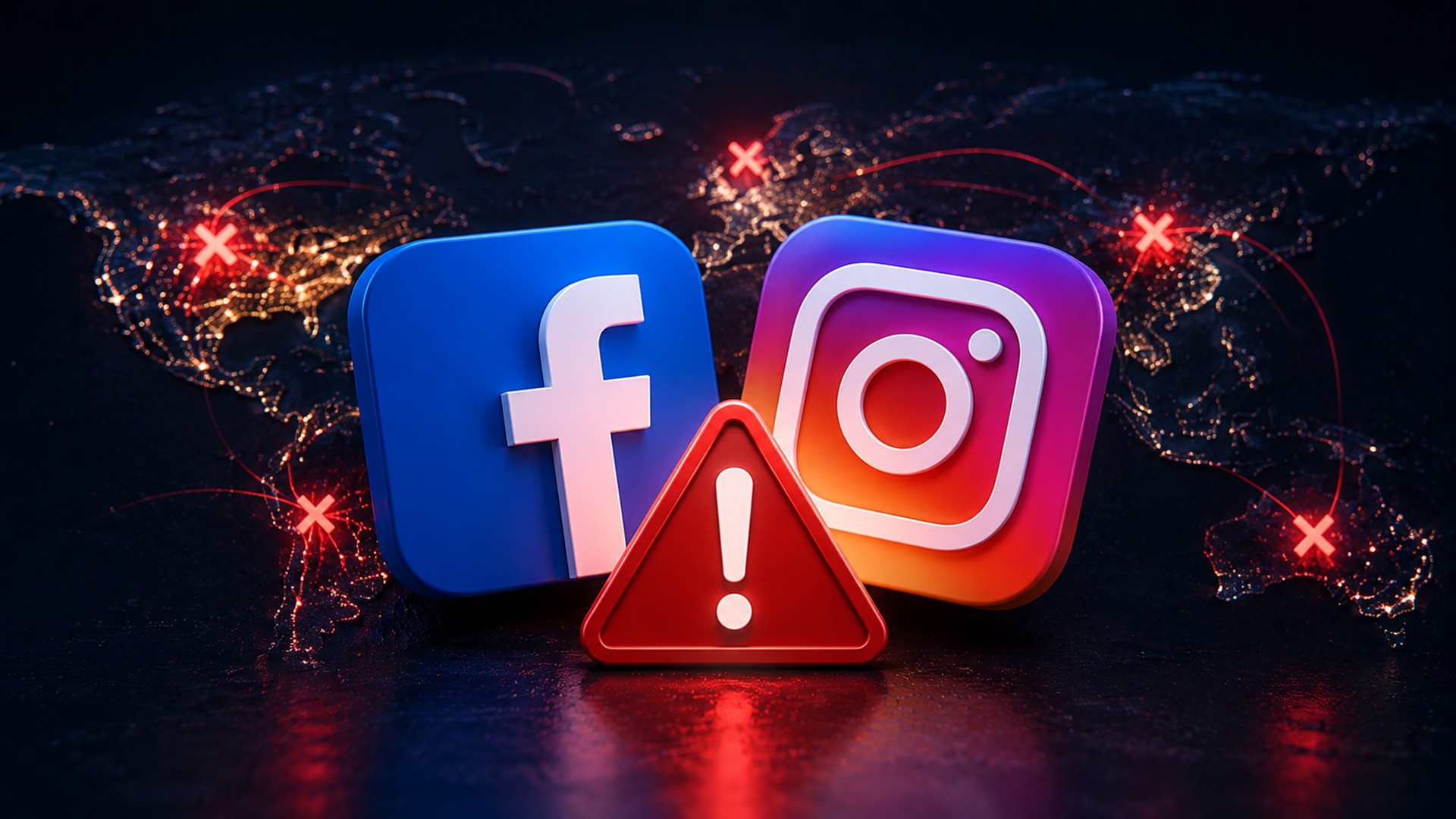 Facebook e Instagram saem do ar em pane global na manhã de domingo