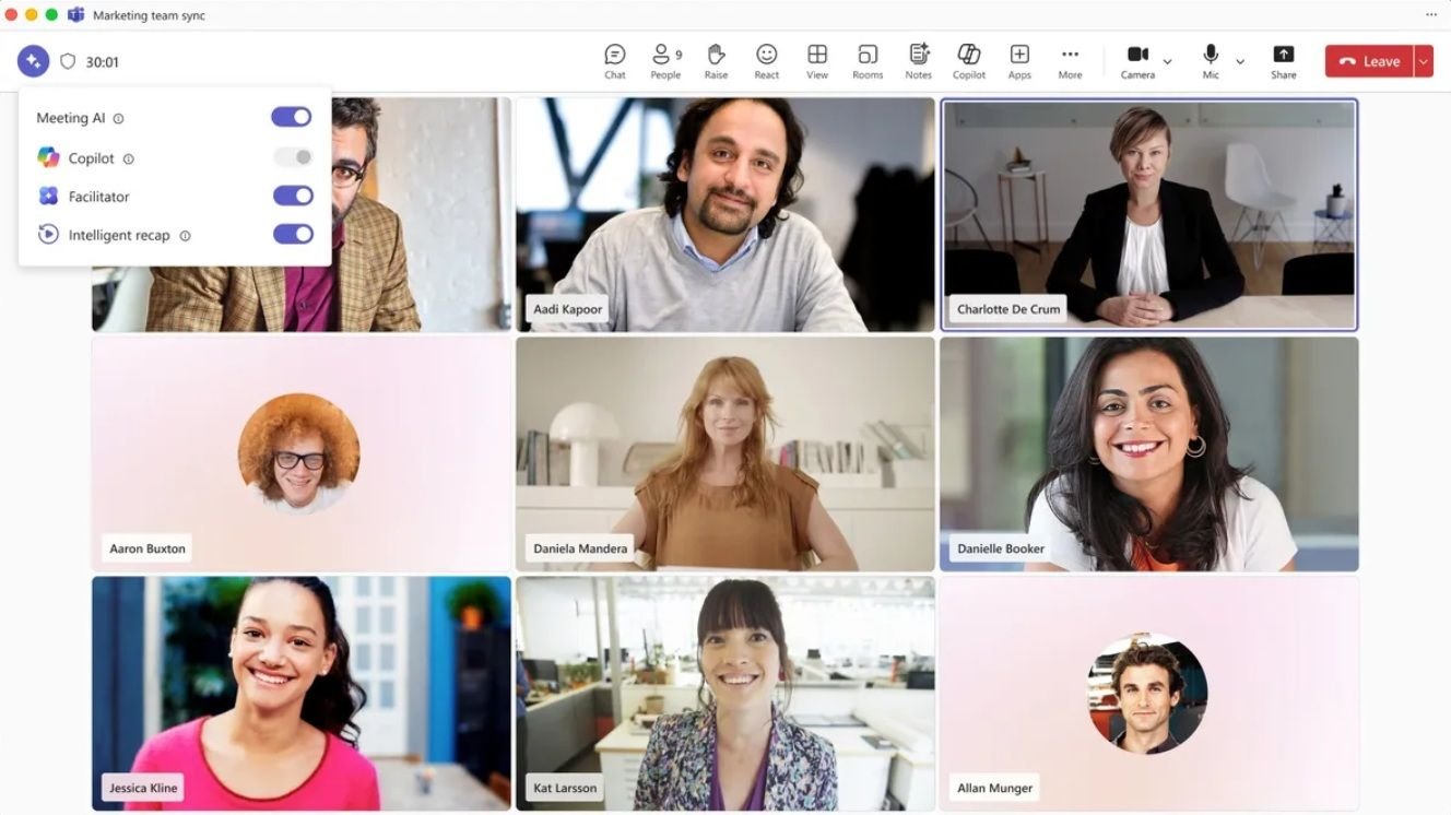Microsoft Teams ganha botão para desligar a IA nas reuniões
