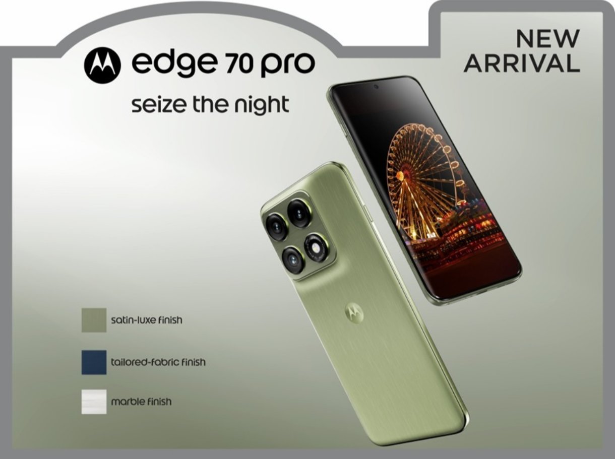 Motorola Edge 70 Max vaza com visual premium e foco em bateria e câmera