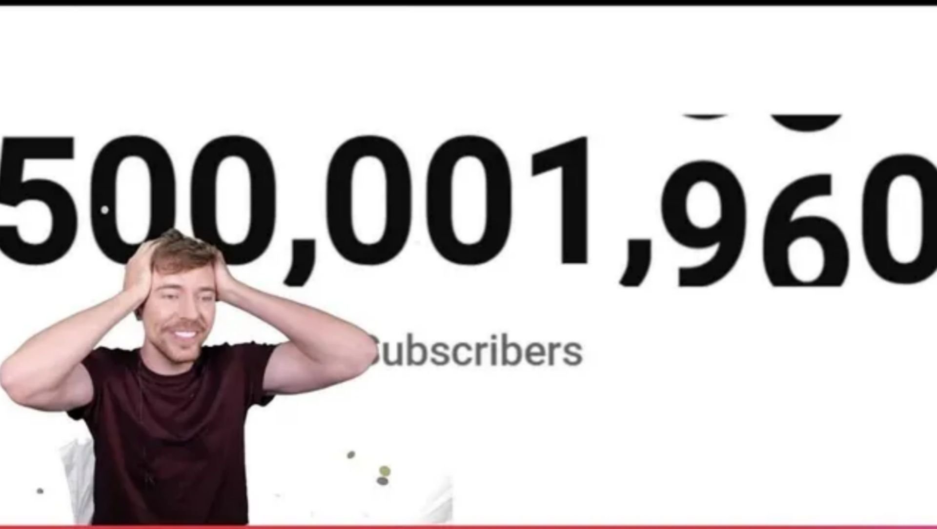MrBeast supera 500 milhões de inscritos e bate recorde no YouTube