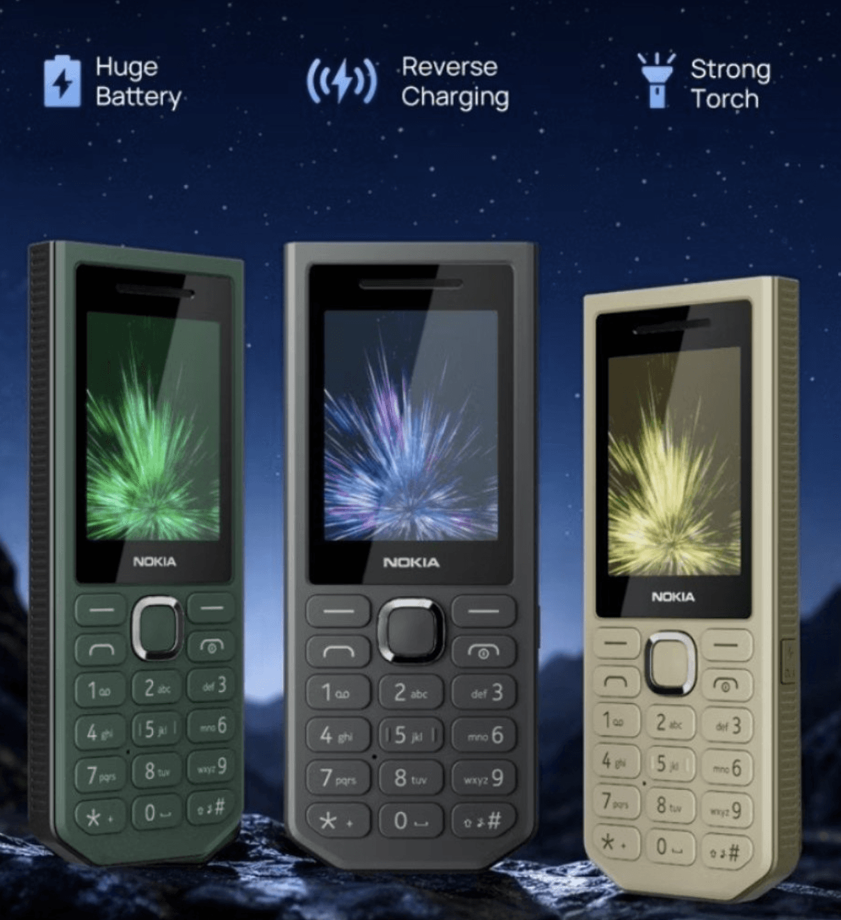 Nokia 300 4G aparece em vazamento como celular-powerbank com bateria gigante