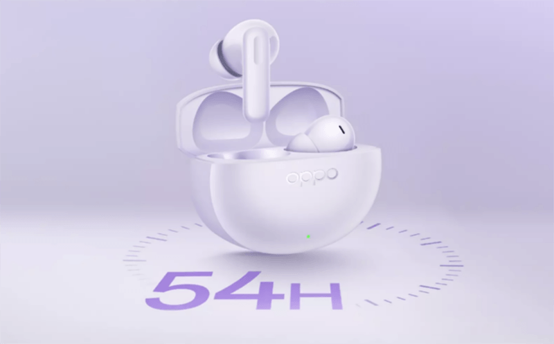 Fones Oppo Enco Air 5 com estojo de carregamento
