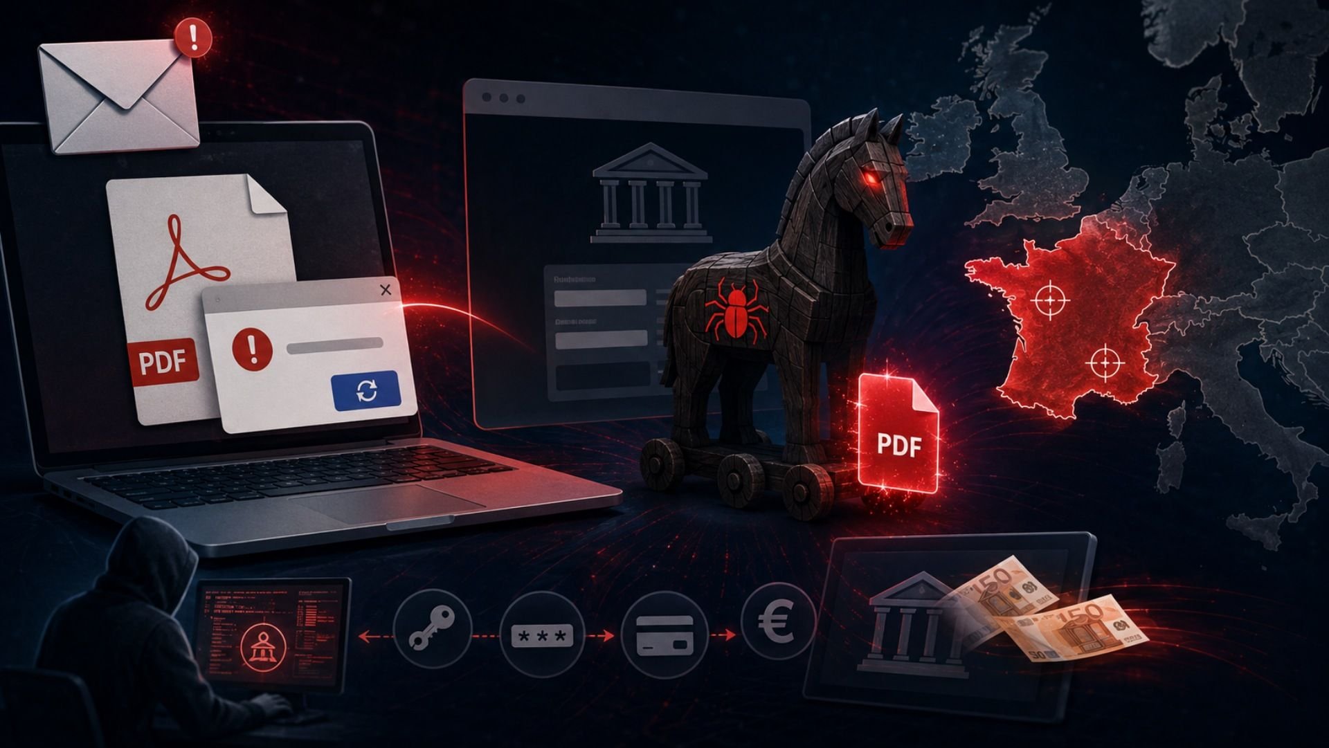 Ousaban: trojan bancário brasileiro é adaptado para roubar clientes na Europa