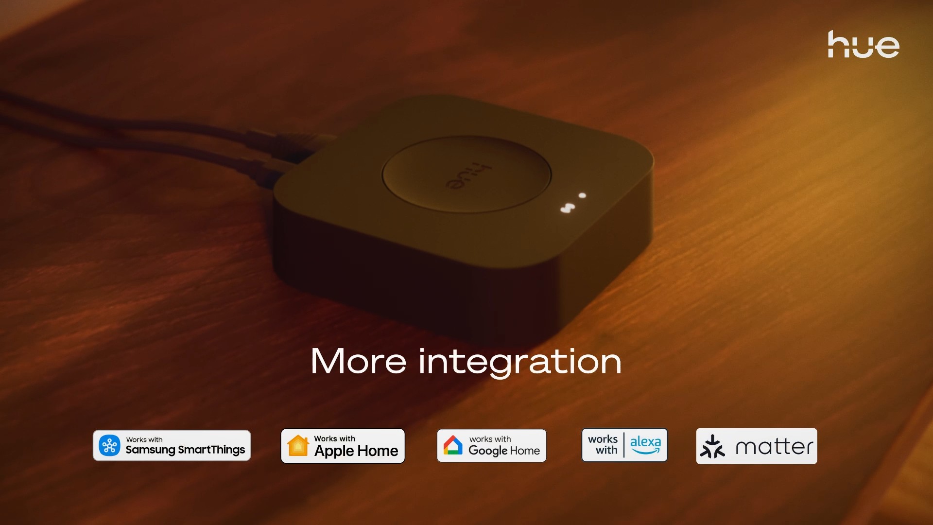 LED vermelho fixo indica o hub Philips Hue Bridge Pro travado apos a atualizacao