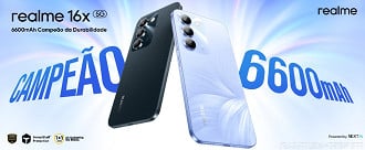 Bateria de 6.600 mAh com tecnologia Titan Health