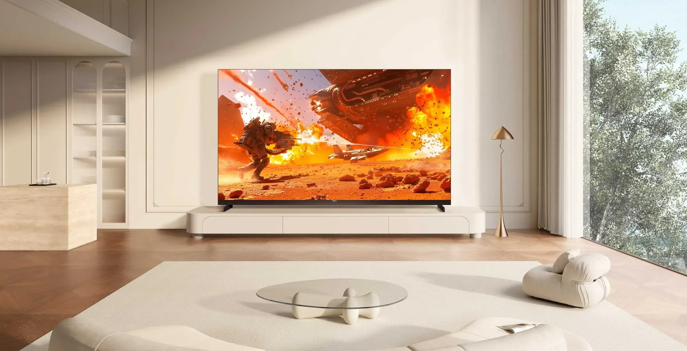 Linha X11L da TCL em ambiente de sala