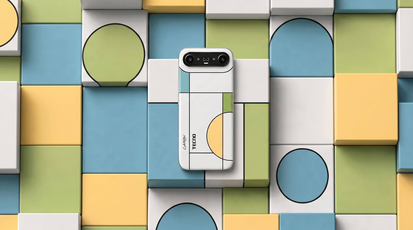 Design ultrafino do TECNO Camon 50 Slim