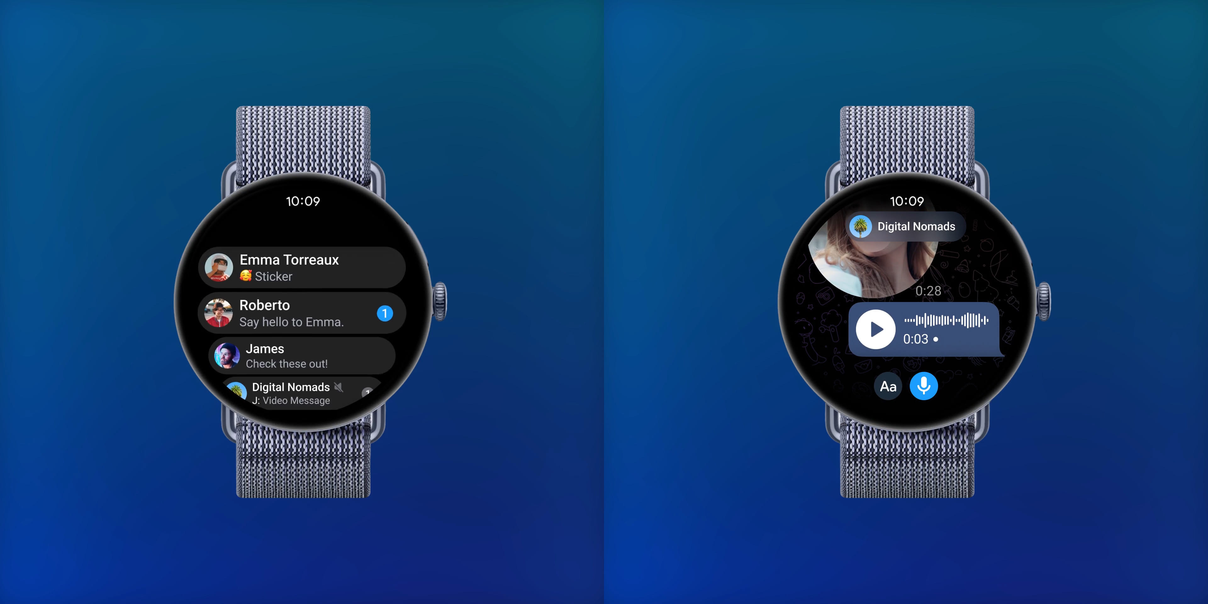 Telegram volta ao Wear OS após cinco anos com chats e áudios