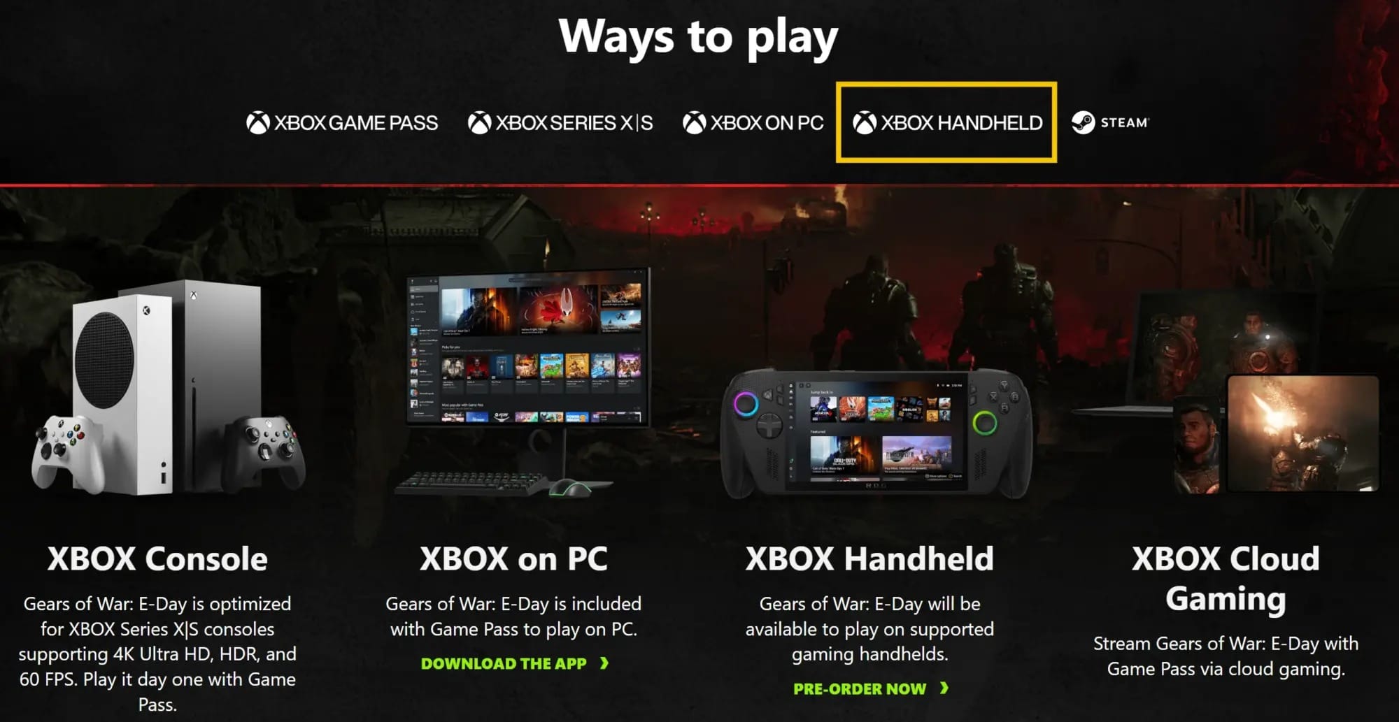 Selo Xbox Handheld aparece em páginas de jogos e reacende rumor de portátil