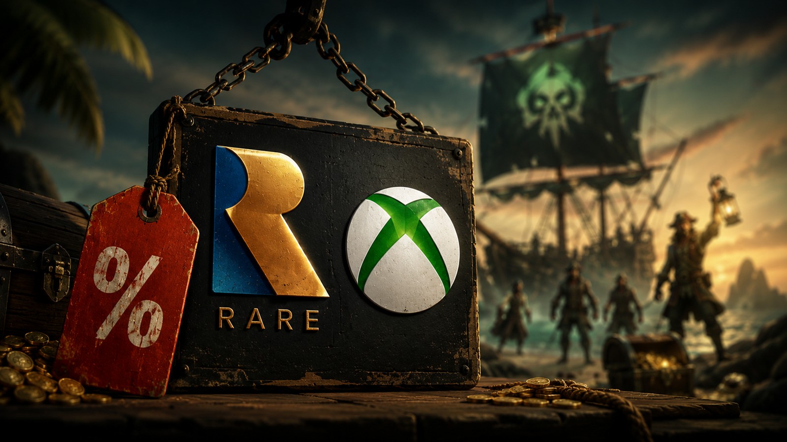Xbox pode colocar a Rare, estúdio de Sea of Thieves, à venda, diz rumor